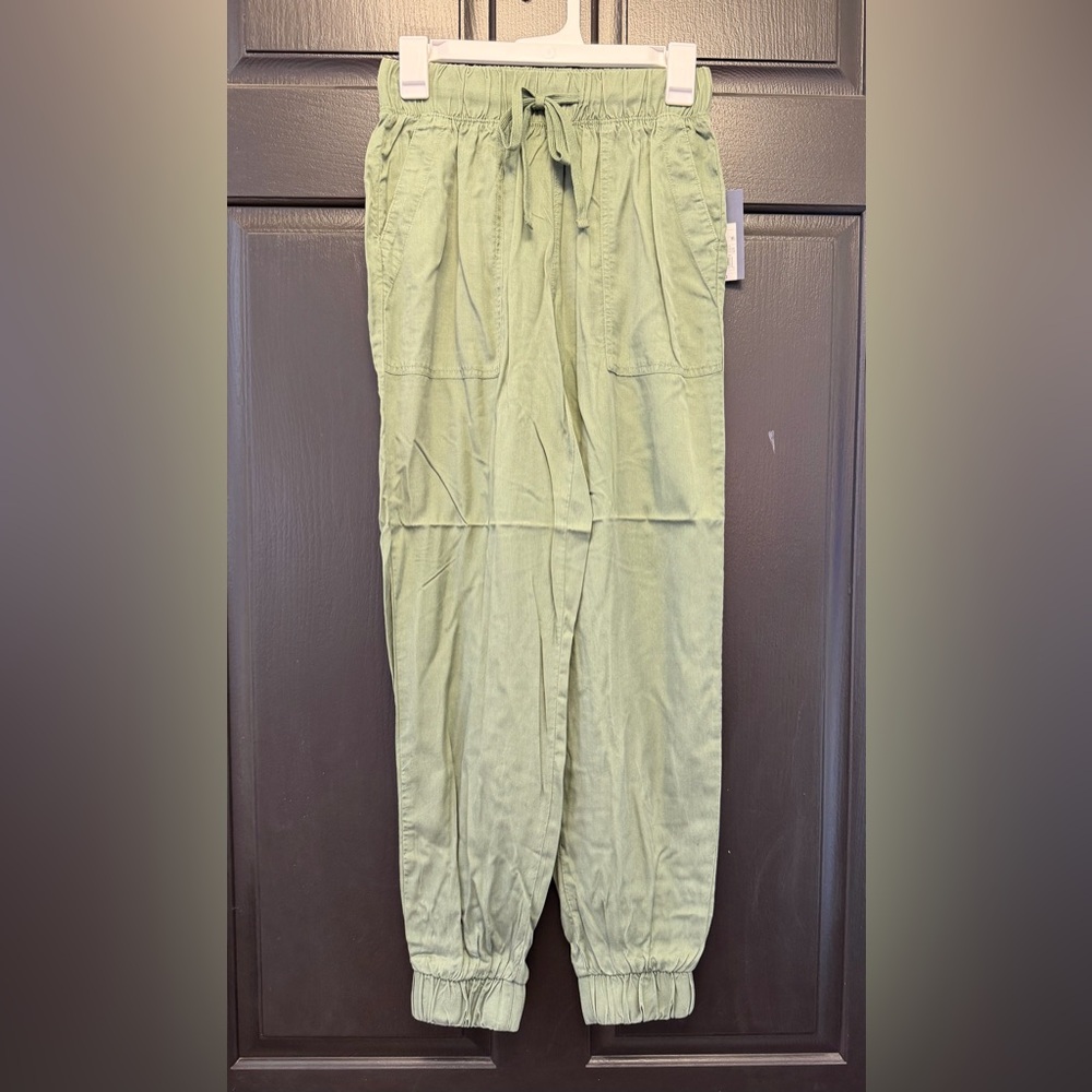 Universal Threads Women’s Green Linen Draw string pants size XS
New with tags